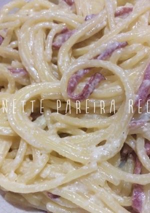 Foto resep Spaghetti Alfredo Creamy