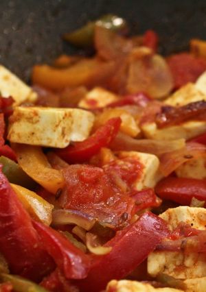 A picture of Bell Pepper and Tofu Sabji (Waverley Kitchens).