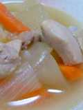 Simmered Winter Melon and Chicken in Soup with Two Kinds of Dashi Stock