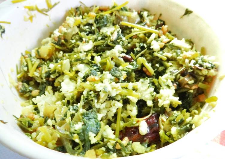 Recipe of Quick Fried fenugreek leaves