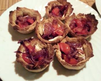 Easy Fast Cooking Goats cheese tarts Savory Delicious