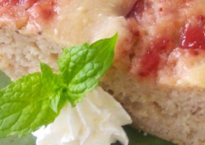 Steps to Prepare Super Quick Homemade 3 Ingredient Low-Cal Strawberry
Jam Cake