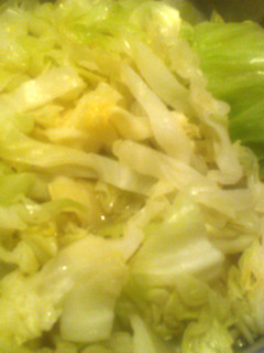 A picture of just Cabbage.