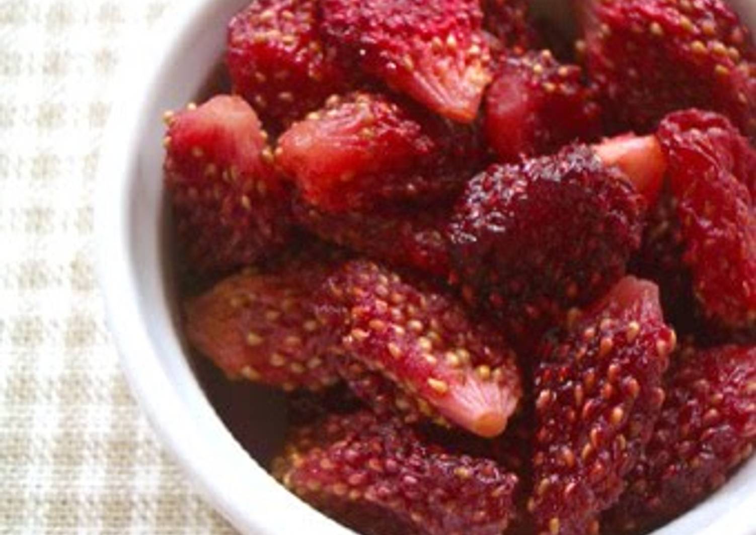 Homemade Dried Strawberries Recipe by cookpad.japan Cookpad