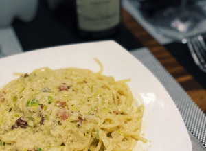 Una foto de Salsa de puerro para pasta