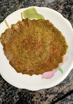 A picture of Moong dal chilla.