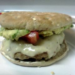 A picture of Avocado Turkey Burgers.