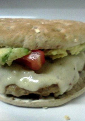 A picture of Avocado Turkey Burgers.