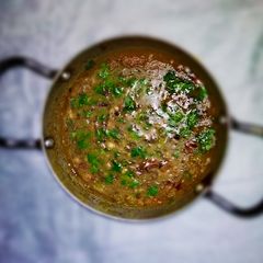 Urad and chana daal A picture of Urad and chana daal.