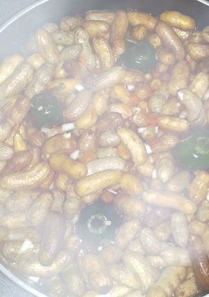 A picture of Florida boiled peanuts.