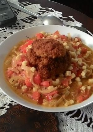 A picture of Veggie stew.