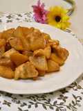 Re-using the Cooking Liquid From Simmered Pork Belly Cubes Braised Daikon Radish and Chicken