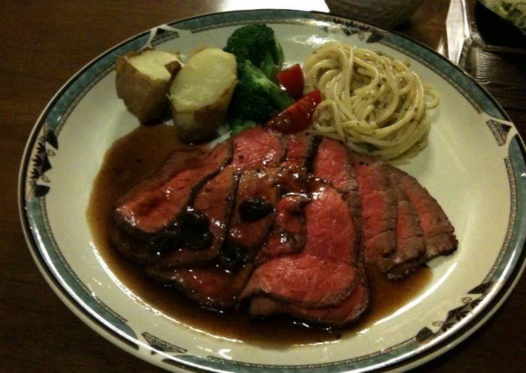 Recipe of Traditional Roast Beef in 19 Minutes for Mom