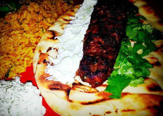 Recipe of Homemade Mike&#39;s Kofta Kebobs