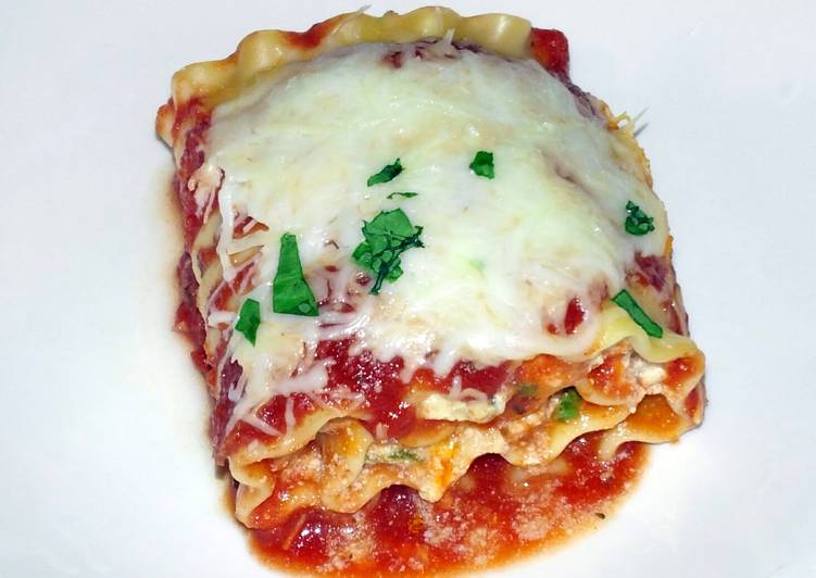 How to Prepare Any-night-of-the-week Hamburger pepperoni mushroom spinach lasagna rolls