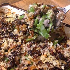 A picture of Green Bean Casserole (from scratch).