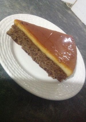 صورة لوصفة كيكة الكراميل
