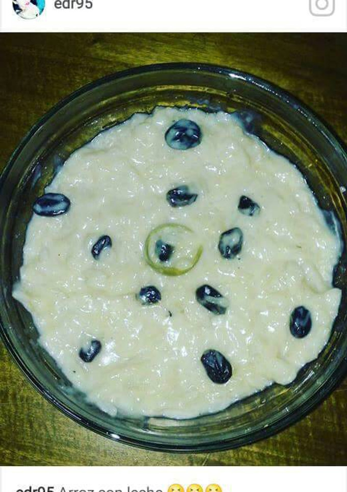 Una foto de Arroz con leche