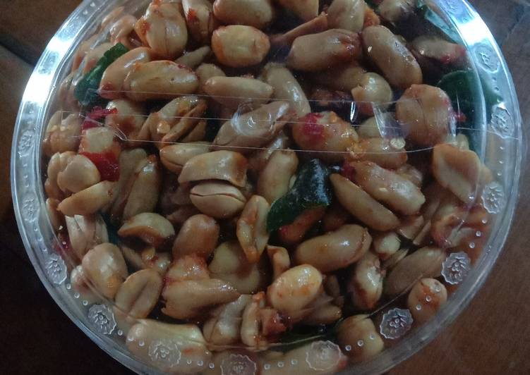 Resep Terbaik Kacang manis pedas Ala Warung