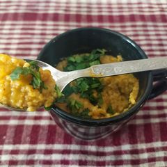A picture of Masala Oatmeal In A Mug | Porridge Recipe.