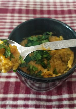 A picture of Masala Oatmeal In A Mug | Porridge Recipe.