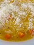 Risoni in minestra di carote e patate