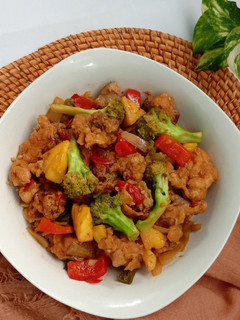 Foto resep Ayam Nanas (Ayam Kuluyuk/ Ayam Asam Manis)