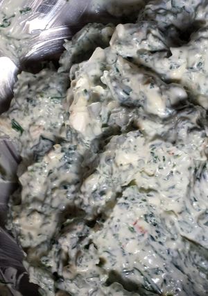 A picture of Spinach dip!!.