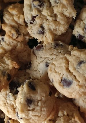 A picture of Cream Cheese Chocolate Chip Cookies.