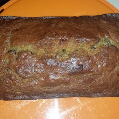 A picture of Banana Bread from scratch.