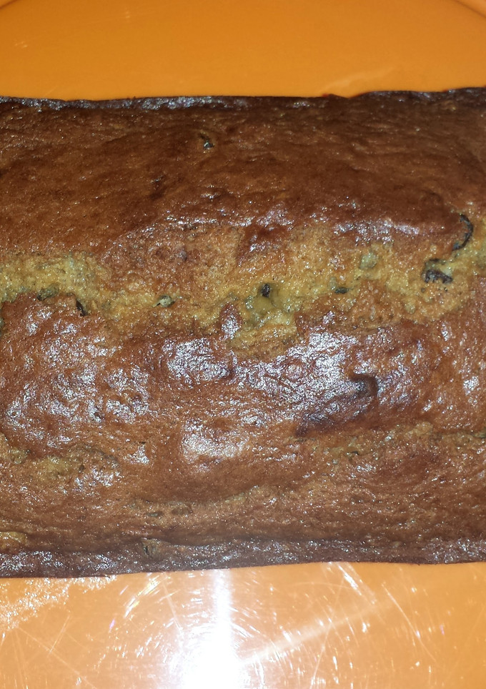 A picture of Banana Bread from scratch.