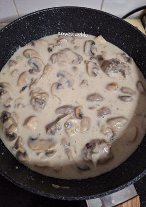 Foto resep 384. Creamy Chicken Mushroom