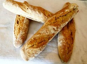Una foto de Baguettes de poolish