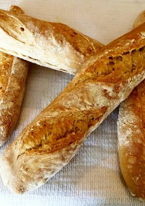 Una foto de Baguettes de poolish