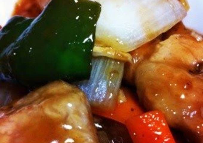 Recipe of Ultimate Authentic Non-fried Sweet N&#39; Sour Pork