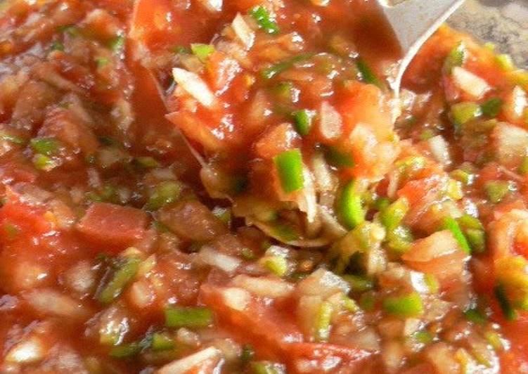 Steps to Prepare Perfect Simple Salsa Sauce