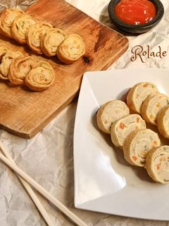 Foto resep Telur dadar ayam / Rolade ayam