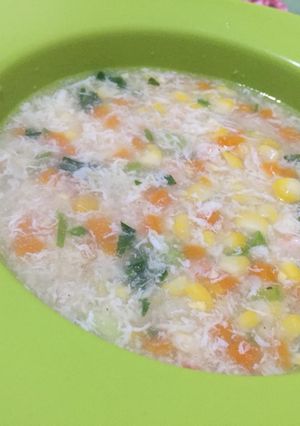 Foto resep Sup Jagung (Egg Drop Corn Soup)