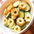 Chikuwa and Cucumber Tossed in Miso and Mayonnaise