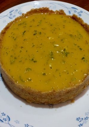 A picture of AMAZIMG LEMON PIE!!!! (NO BAKING).