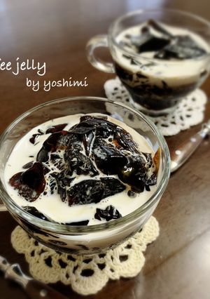 A picture of Super Easy! Coffee Jelly with Bottled Coffee.