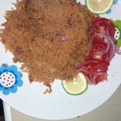 A picture of Simple pilau dish#4weekchallenge.