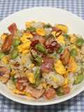 Aiba’s Italian-Chinese Fried Rice with Dried Edamame