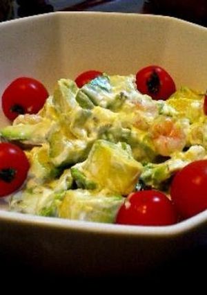 A picture of Avocado and Shrimp Salad.
