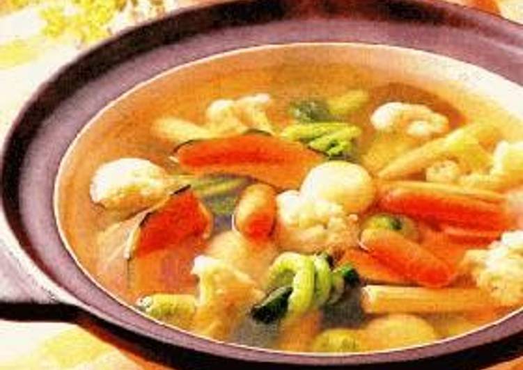 Recipe of Tasty Shin&#39;s Vegetable Salad Hot Pot