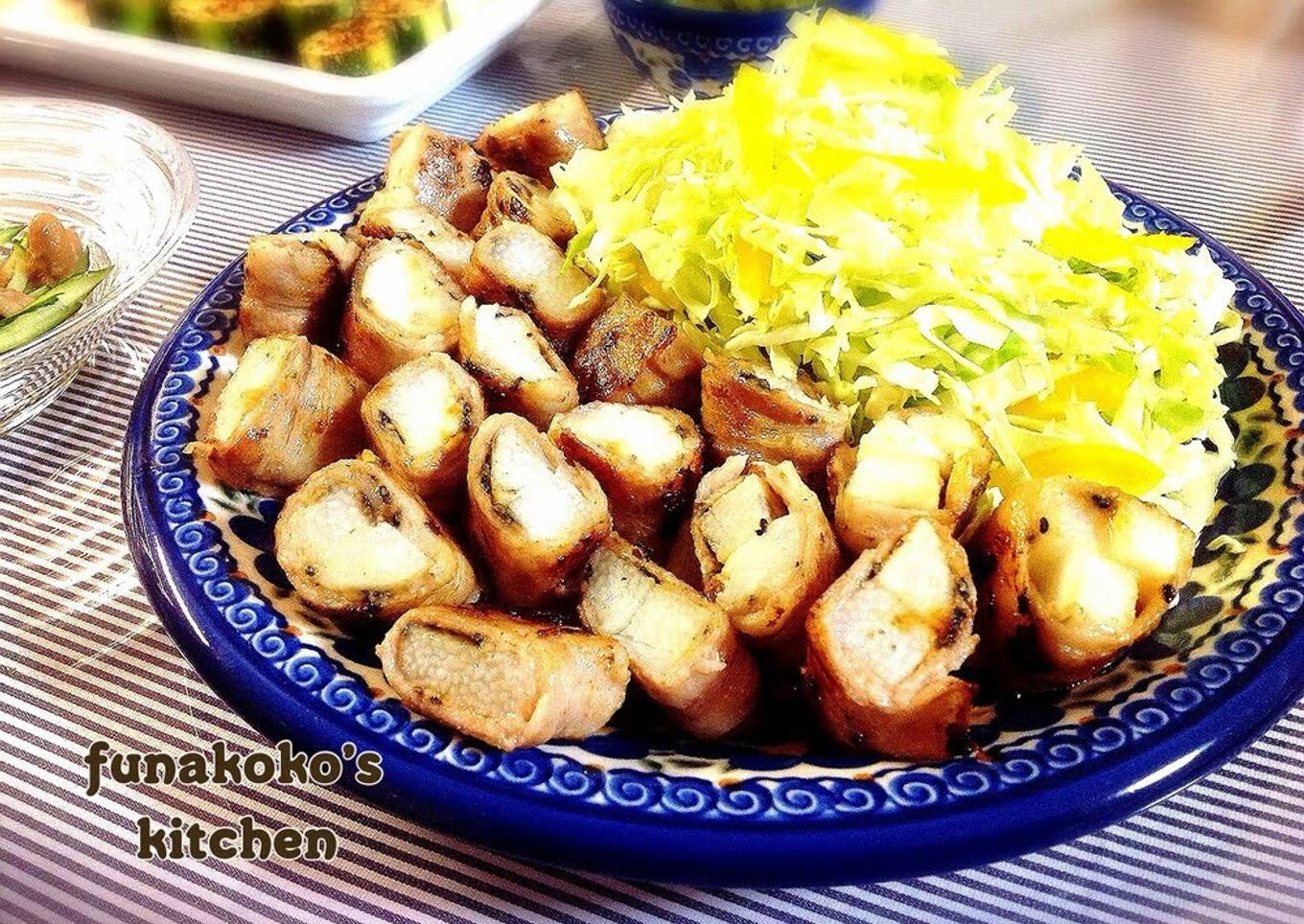 Nagaimo Yam and Miso Meat Rolls for Summer Gatherings