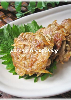 A picture of Spicy Pork Burdock Cakes.