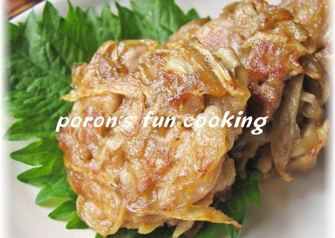 Easiest Way to Make Perfect Spicy Pork Burdock Cakes