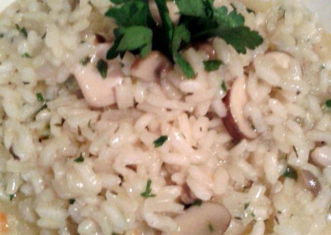 Recipe of Ultimate Chicken and Mushroom Risotto