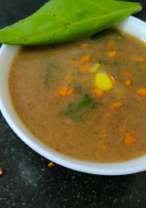 A picture of Zan millet porridge.